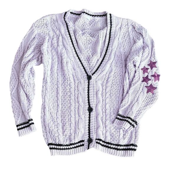 Taylor Swift-Inspired Lilac Speak Now Style Cardigan – Purple– Size XL - Picture 1 of 4